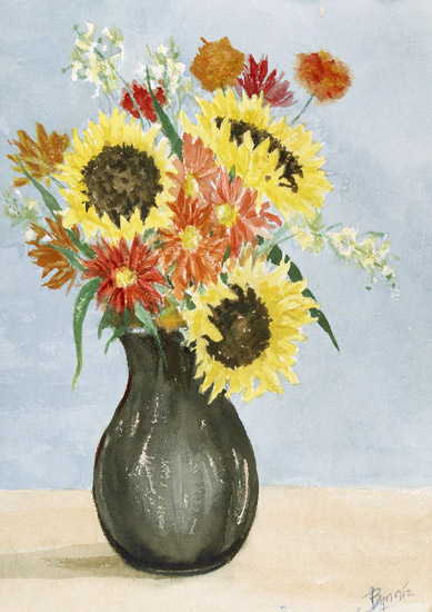 Bouquet with Sunflowers