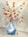 Blue Vase & Orange Flower