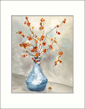 matted watercolor