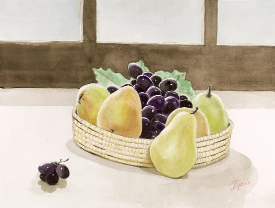 Pears and Grapes