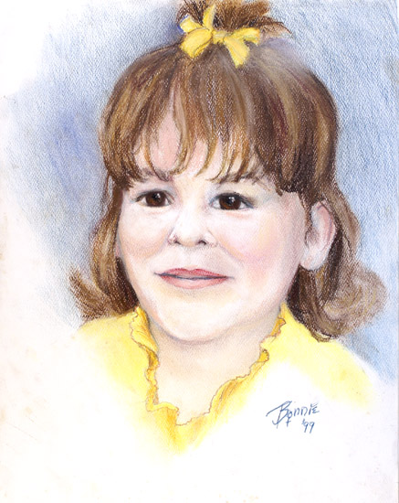Girl with Yellow Ribbon