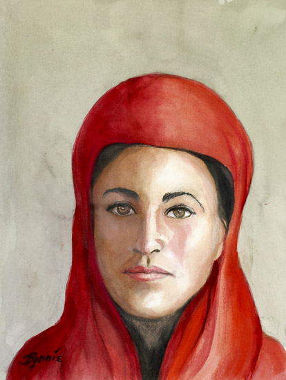 Woman in Red