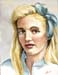 Portrait with Blue Ribbon