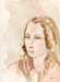 Woman in Orange Blouse
