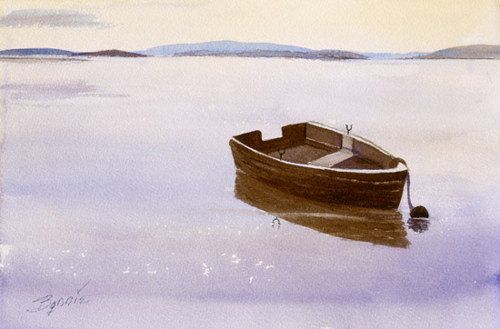 Anchored Boat