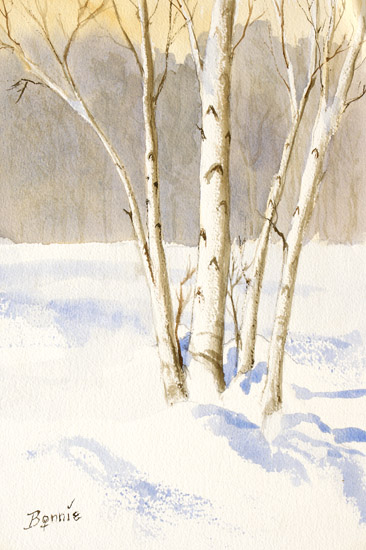 Birches in the Snow