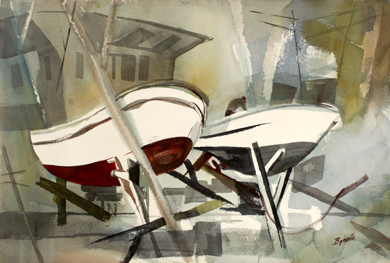 Boats in Dry Dock