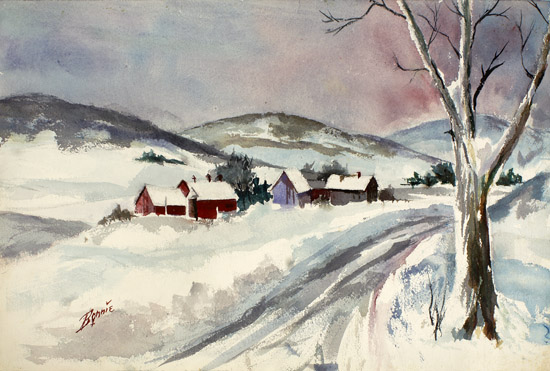 Farm in Winter
